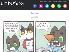 'litterboxcomics.com' screenshot