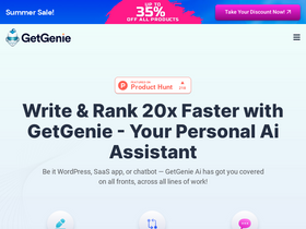 'getgenie.ai' screenshot