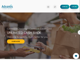 'advantiscu.org' screenshot