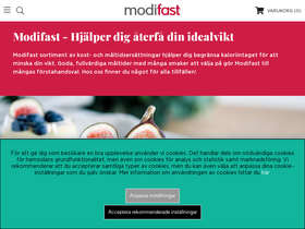'modifast.se' screenshot