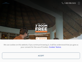 'palaceresorts.com' screenshot