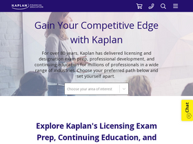 'kaplanfinancial.com' screenshot