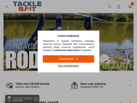 'tacklebait.hu' screenshot