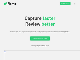 'flomoapp.com' screenshot