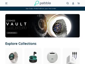 'pebblecart.com' screenshot