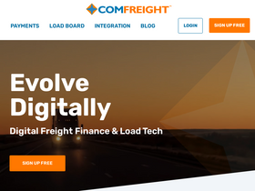 'comfreight.com' screenshot