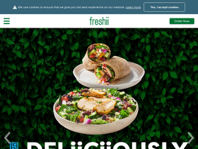 'freshii.com' screenshot