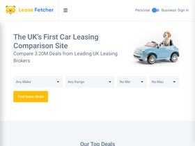 'leasefetcher.co.uk' screenshot