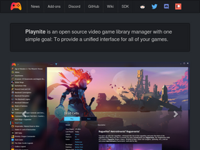 'playnite.link' screenshot