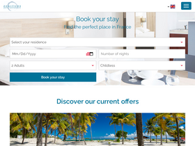 'zenitude-hotel-residences.com' screenshot