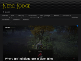 'nerdlodge.com' screenshot