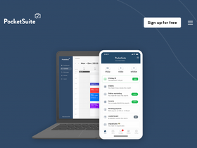 'pocketsuite.io' screenshot