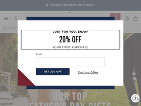 'untuckit.com' screenshot