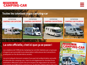 'officielcampingcar.com' screenshot