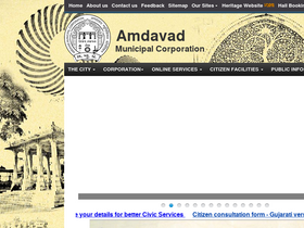 'ahmedabadcity.gov.in' screenshot