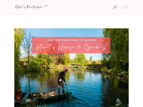 'chloestravelogue.com' screenshot