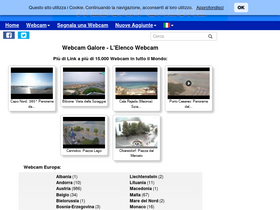 'webcamgalore.it' screenshot