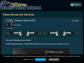 'ao-universe.com' screenshot