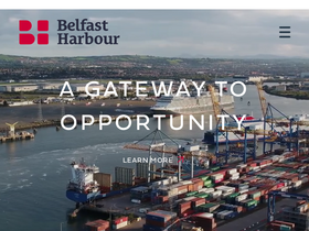 'belfast-harbour.co.uk' screenshot