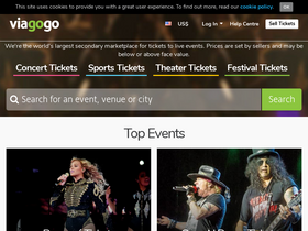 'viagogo.es' screenshot