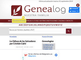 'genealog.cl' screenshot