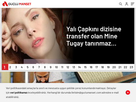 'guclumanset.com' screenshot