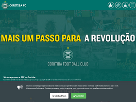 'coritiba.com.br' screenshot