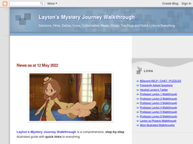'laytonsmysteryjourneywalkthrough.blogspot.com' screenshot