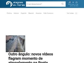 'alagoas24horas.com.br' screenshot