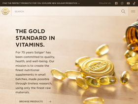 'solgar.com' screenshot