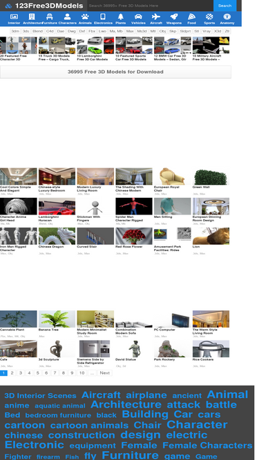 123free3dmodels.com