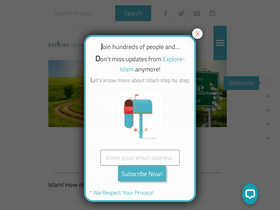 'explore-islam.com' screenshot