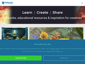 '3dtotal.com' screenshot