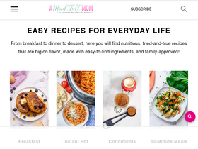 'amindfullmom.com' screenshot