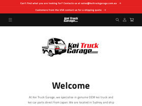 keitruckgarage.com.au homepage screenshot