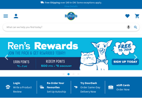 'renspets.com' screenshot