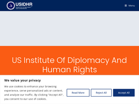 'usidhr.org' screenshot