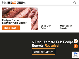 'gimmesomegrilling.com' screenshot