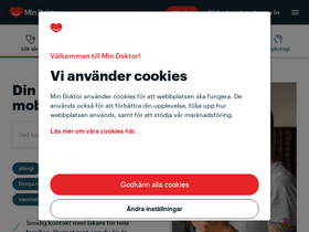'mindoktor.se' screenshot