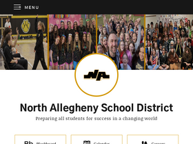 'northallegheny.org' screenshot