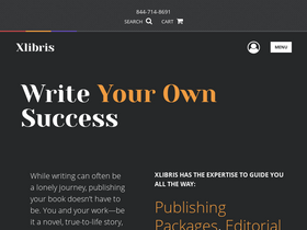 'xlibris.com' screenshot