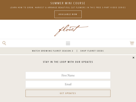 'floretflowers.com' screenshot