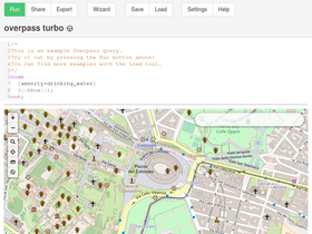 'overpass-turbo.eu' screenshot