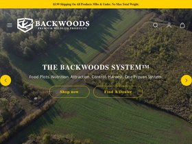 backwoodshunt.com homepage screenshot
