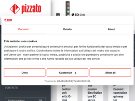 'pizzato.com' screenshot