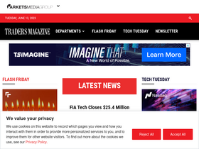 'tradersmagazine.com' screenshot