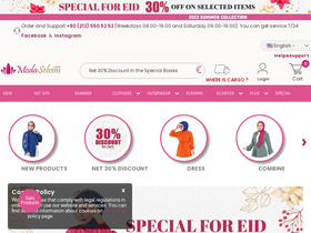 'modaselvim.com' screenshot