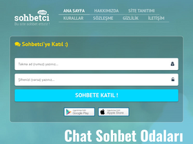 'sohbetci.com' screenshot