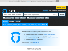 'datathistle.com' screenshot