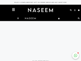 'naseemperfume.com' screenshot